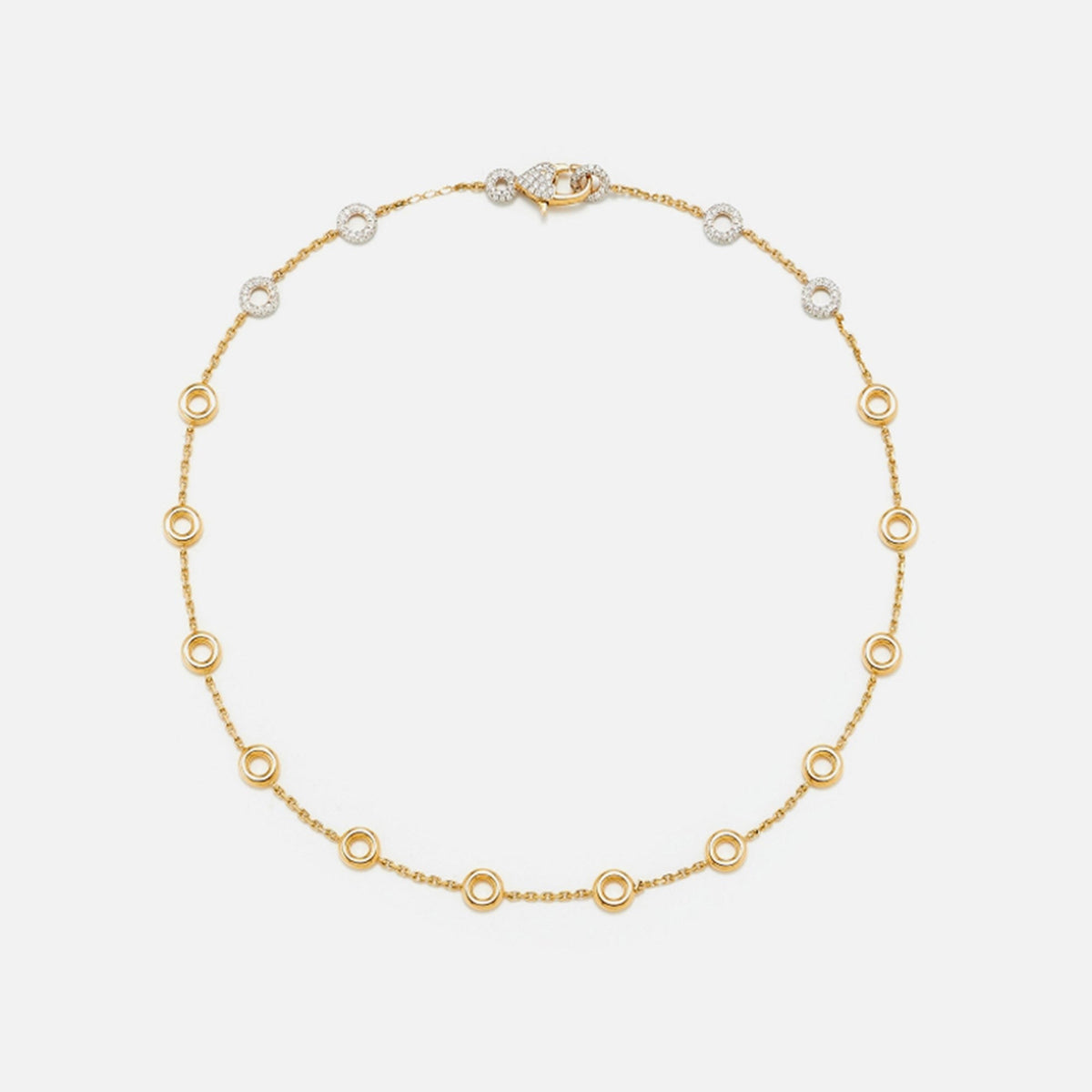 Yvonne Leon Collier Full Donuts Gold Diamants OJ Multi Donut N - Yellow