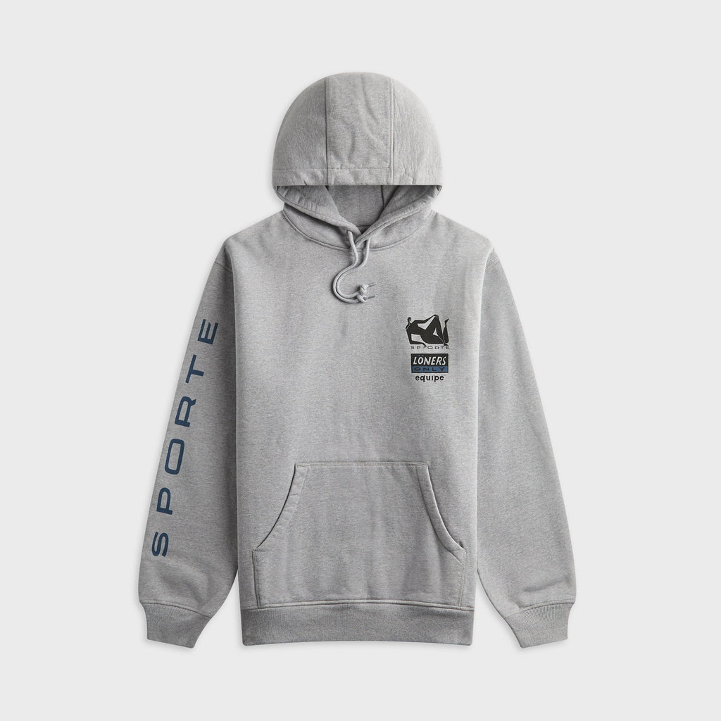 by Parra Sporte Hooded Sweatshirt - Heather Grey