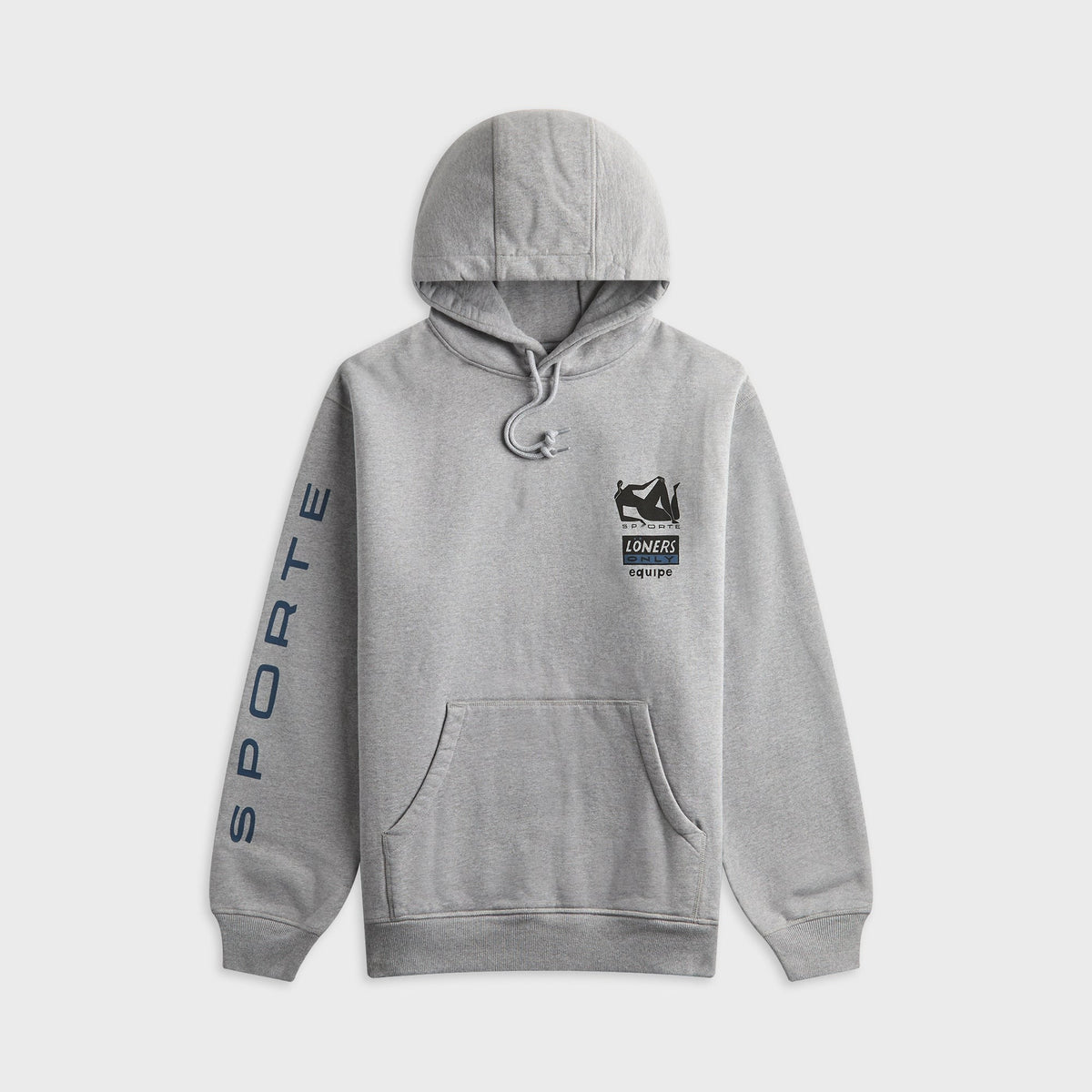 by Parra Sporte Hooded Sweatshirt - Heather Grey