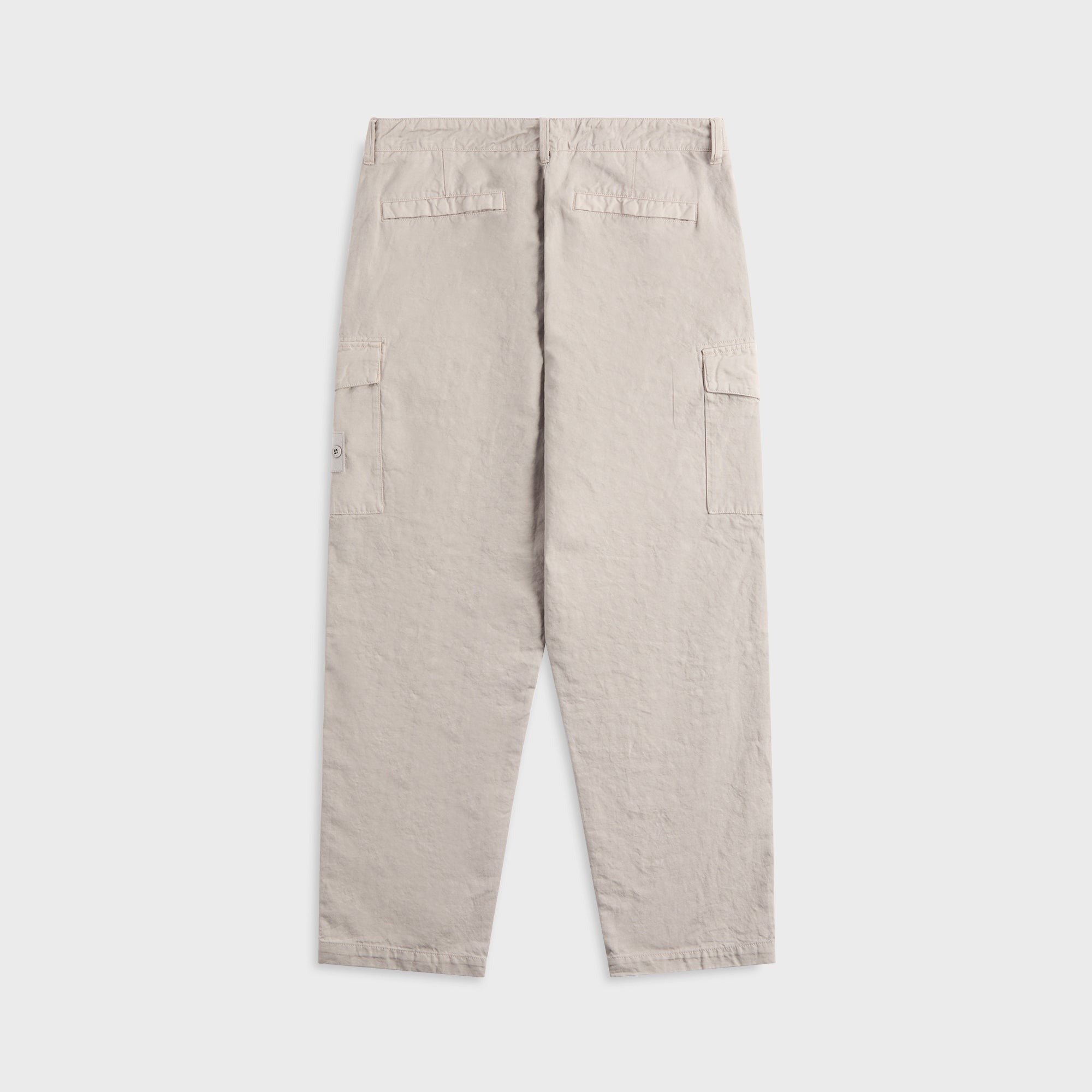 Stone Island Ghost Cotton-Linen Canvas Trouser - Dust Grey