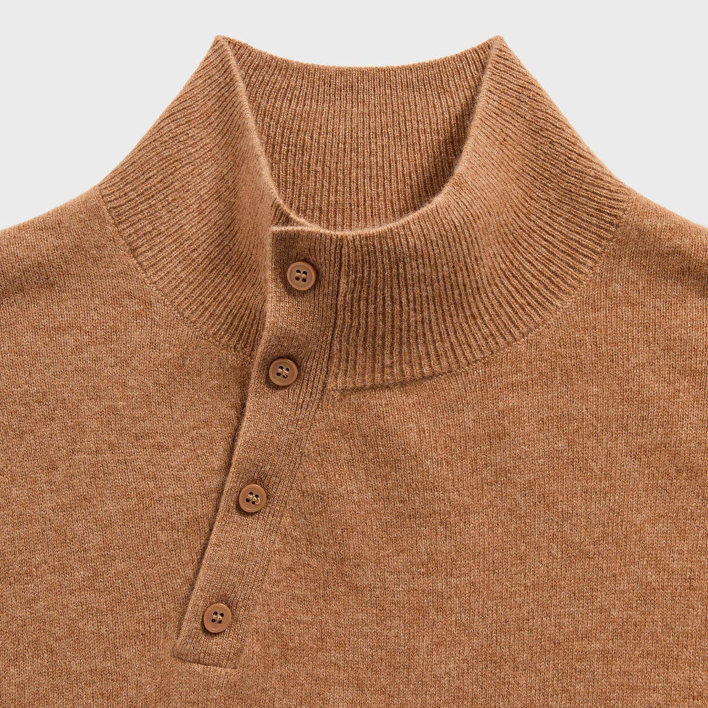 &Kin Cashmere Cyrus Turtleneck - Sand Dune