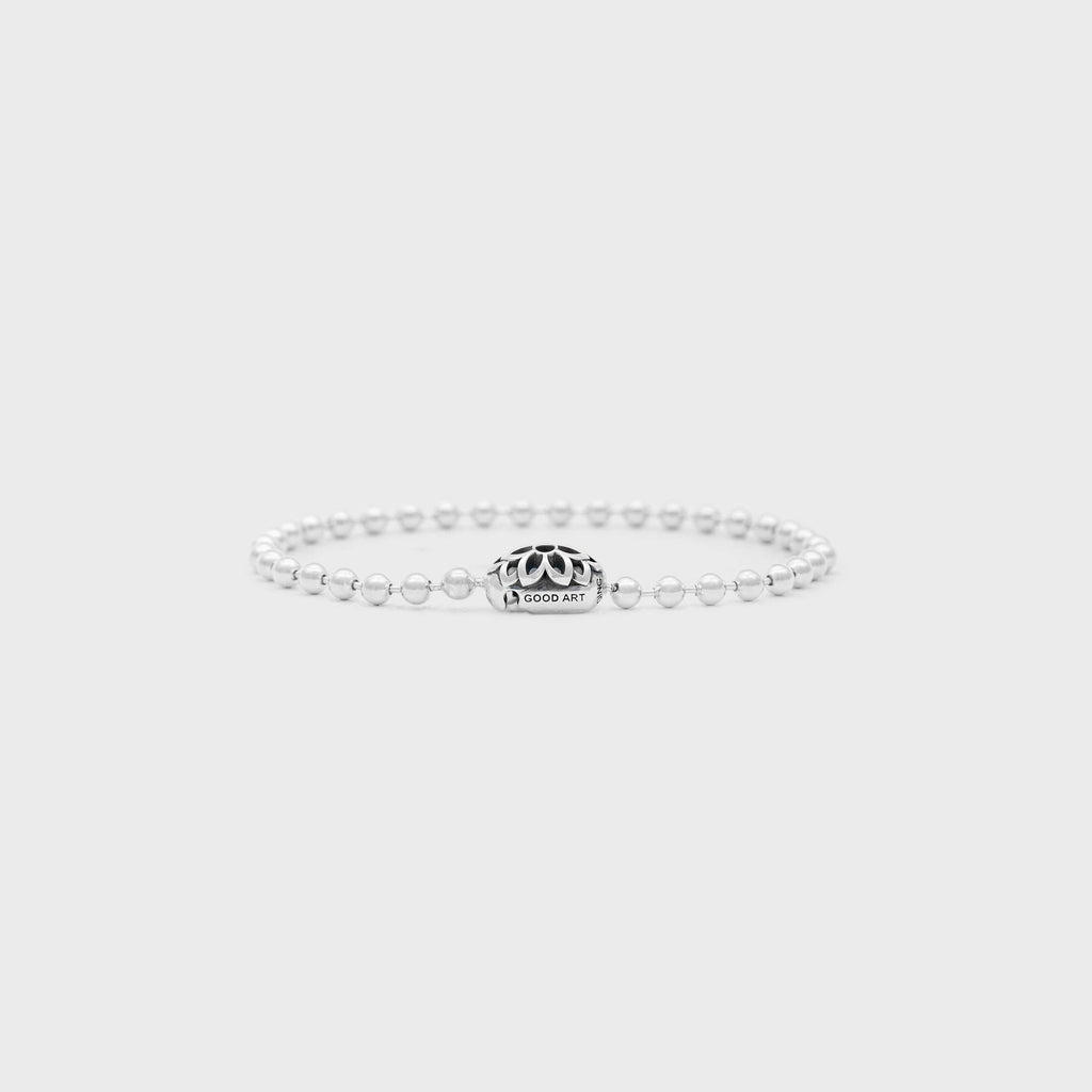 GOOD ART HLYWD Poplock Triple Cutout A Bracelet - Silver