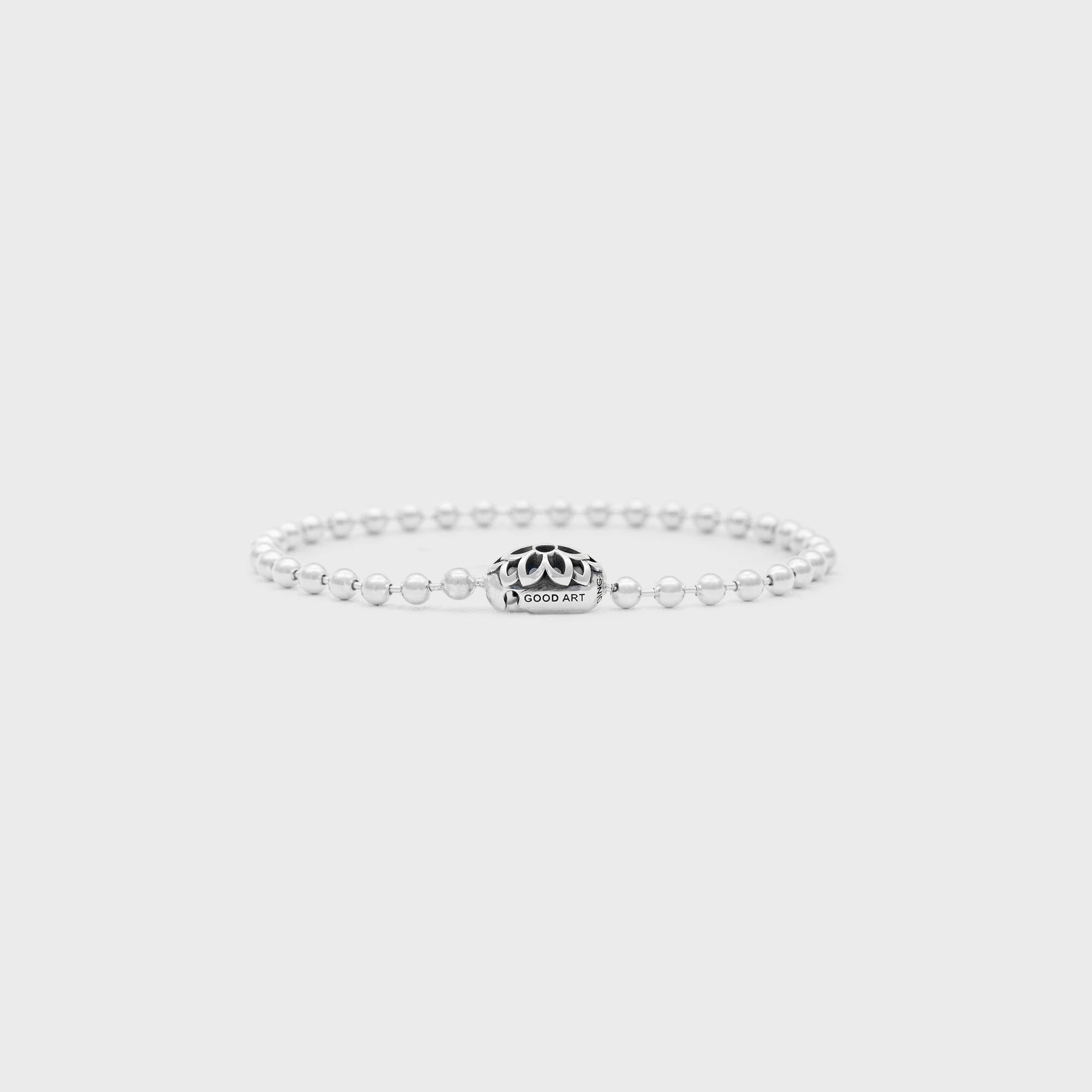 GOOD ART HLYWD Poplock Triple Cutout A Bracelet - Silver