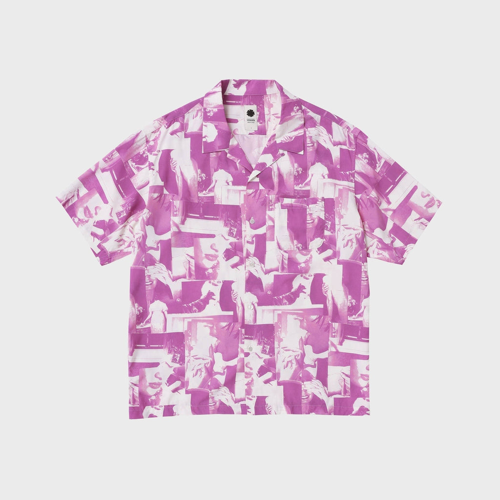 vowels Printed Still Shirt - Rose