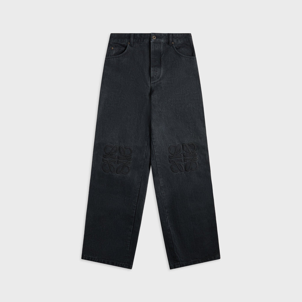 Loewe Anagram Baggy Jeans - Black