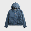 C.P. Company 50 Fili Bleached Multi Pocket Jacket - Stone Bleach