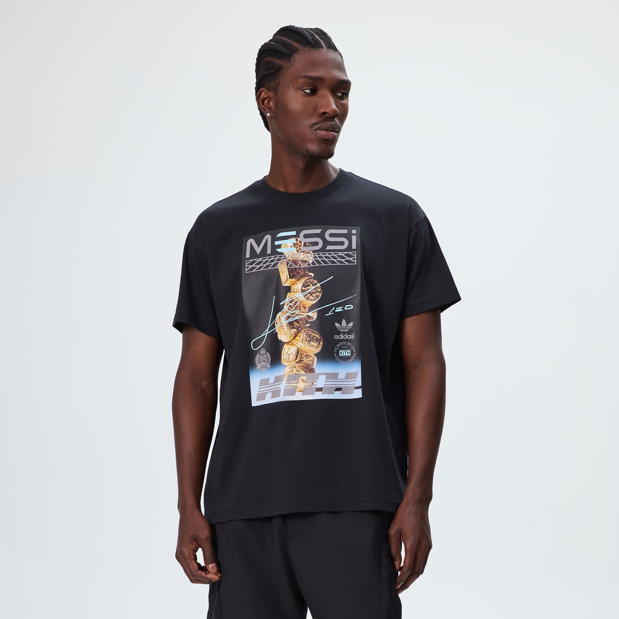 Kith & Messi for adidas Football Graphic Tee - Black