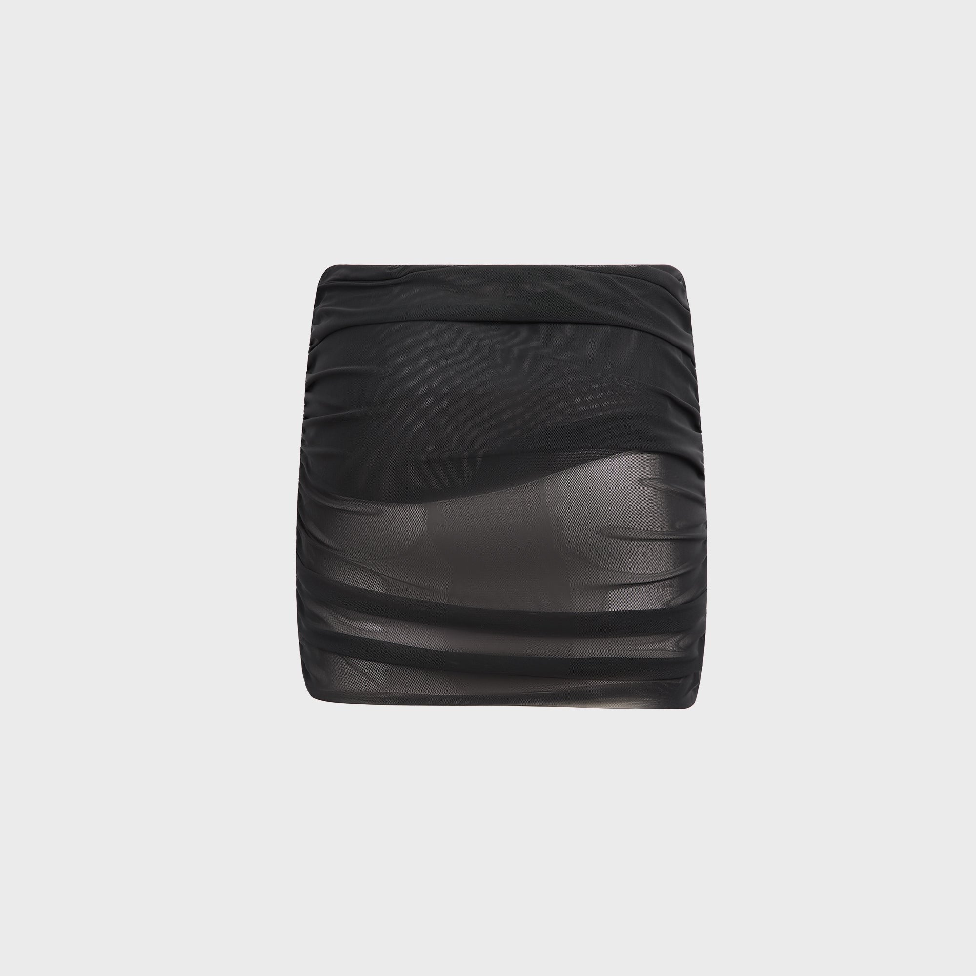 Bond-Eye Claudia Mini Skirt - Black Mesh