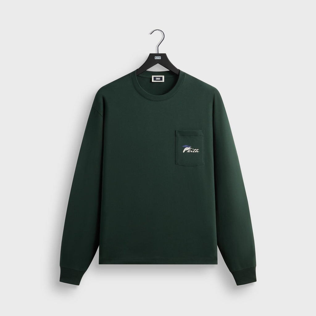Kith Winter Tailbird Long Sleeve Pocket Tee - Stadium