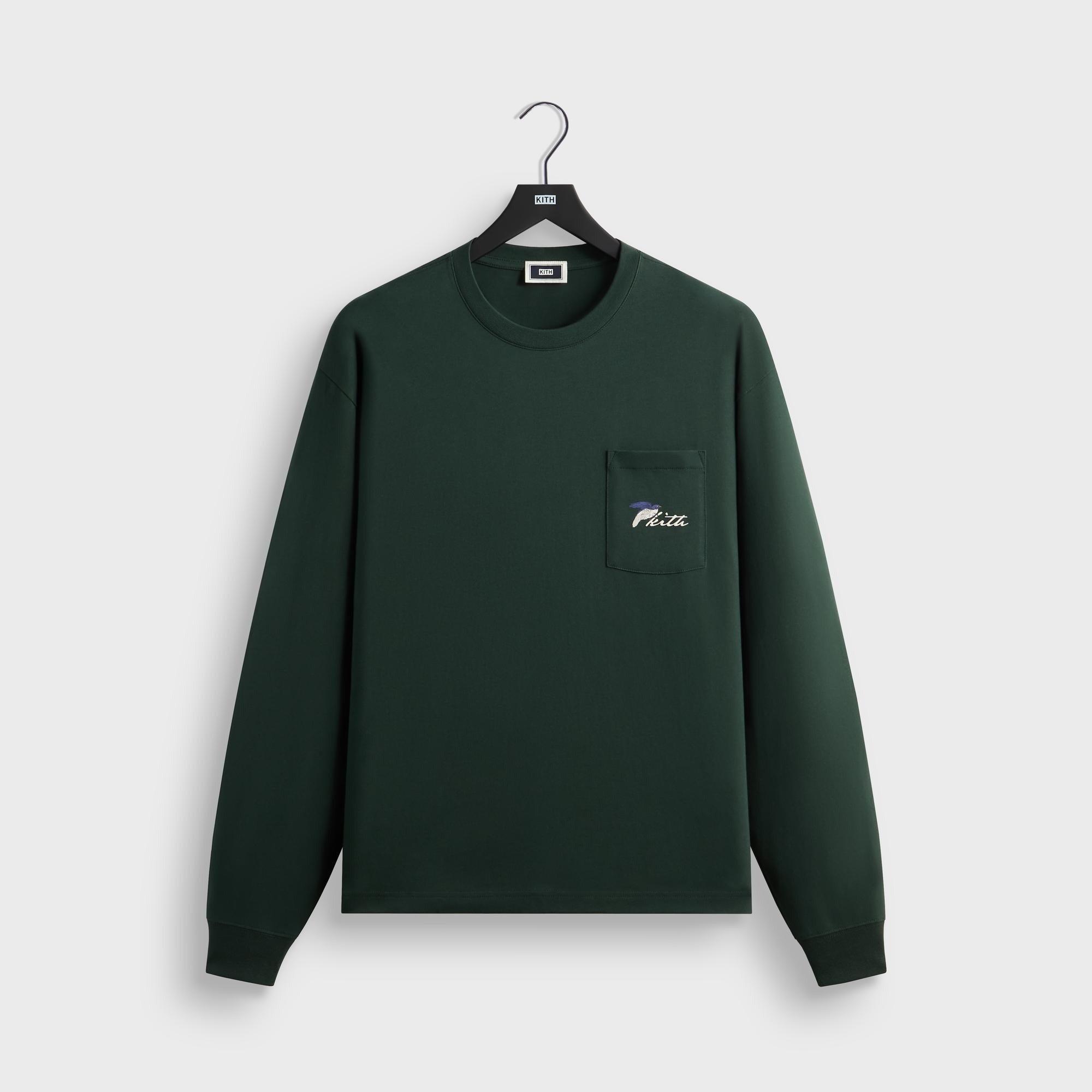 Kith Winter Tailbird Long Sleeve Pocket Tee - Stadium