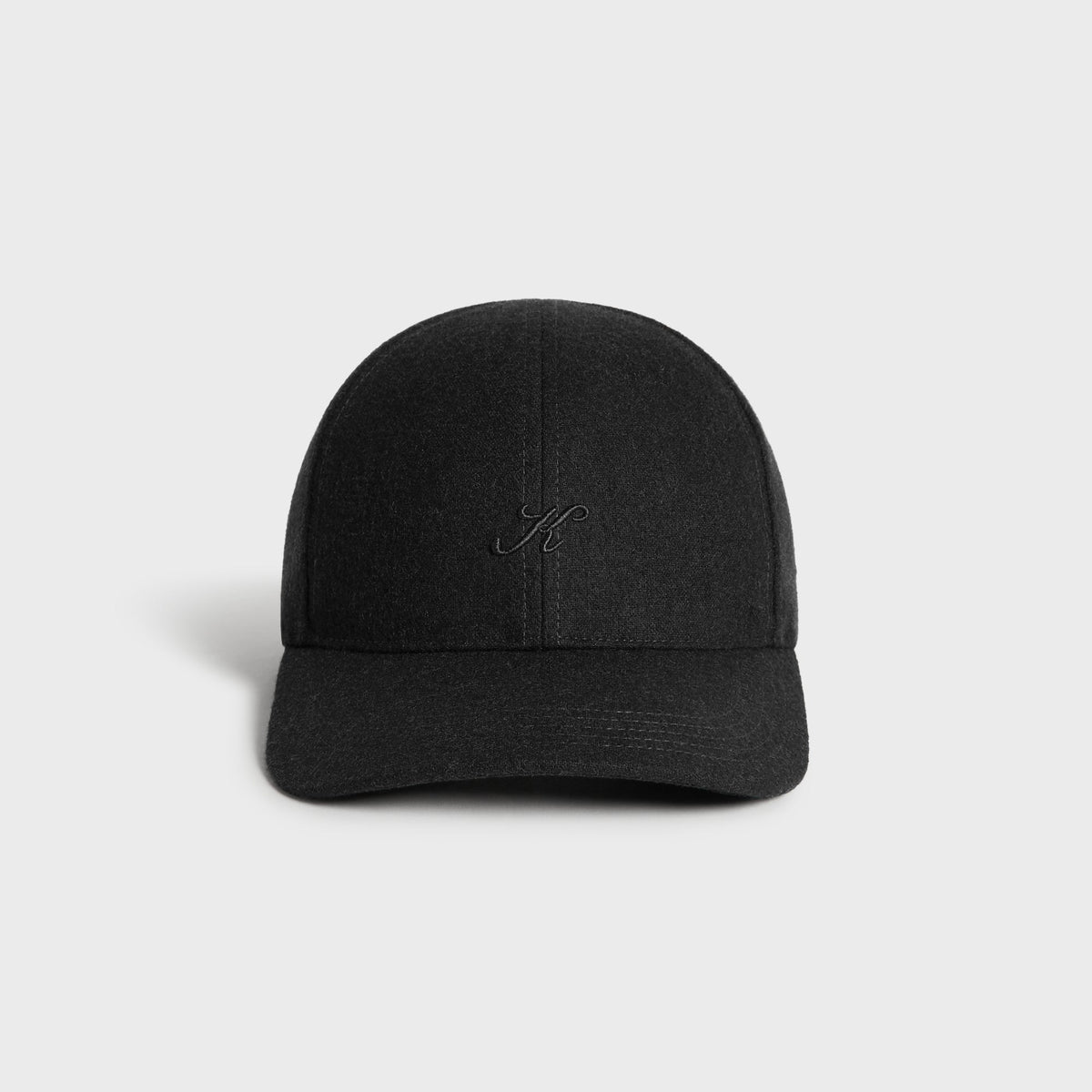 Kith Low Profile Fine Wool Classic Cap - Black