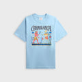 Casablanca Egyptian Tennis Match Short Sleeve Tee - Blue