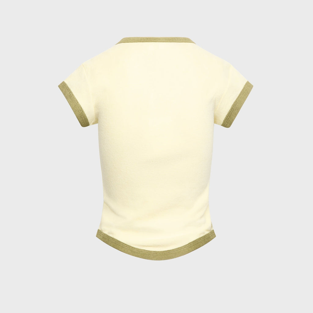 The Line by K Lavi Terry Tee - Baby Yellow
