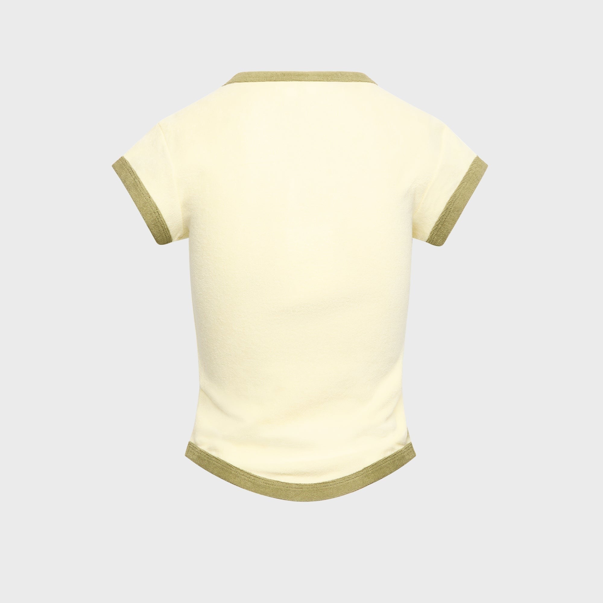 The Line by K Lavi Terry Tee - Baby Yellow