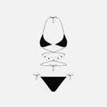Oseree Lumiere Ring Lace Microkini - Black