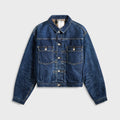 Visvim Ss 101X Jacket Damaged Check - Beige / Indigo