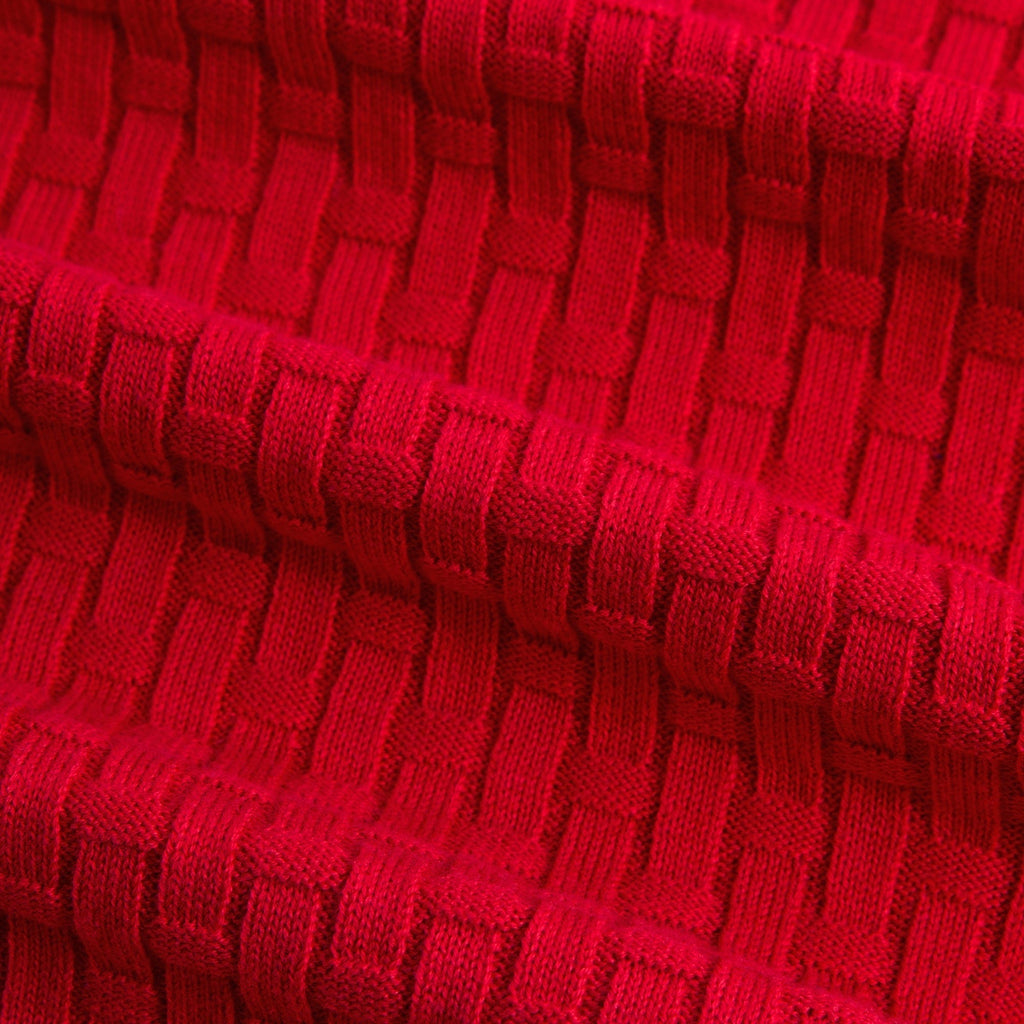 Kith Basketweave Tilden Crewneck Sweater - Fame