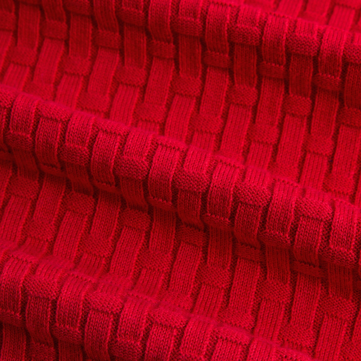 Kith Basketweave Tilden Crewneck Sweater - Fame