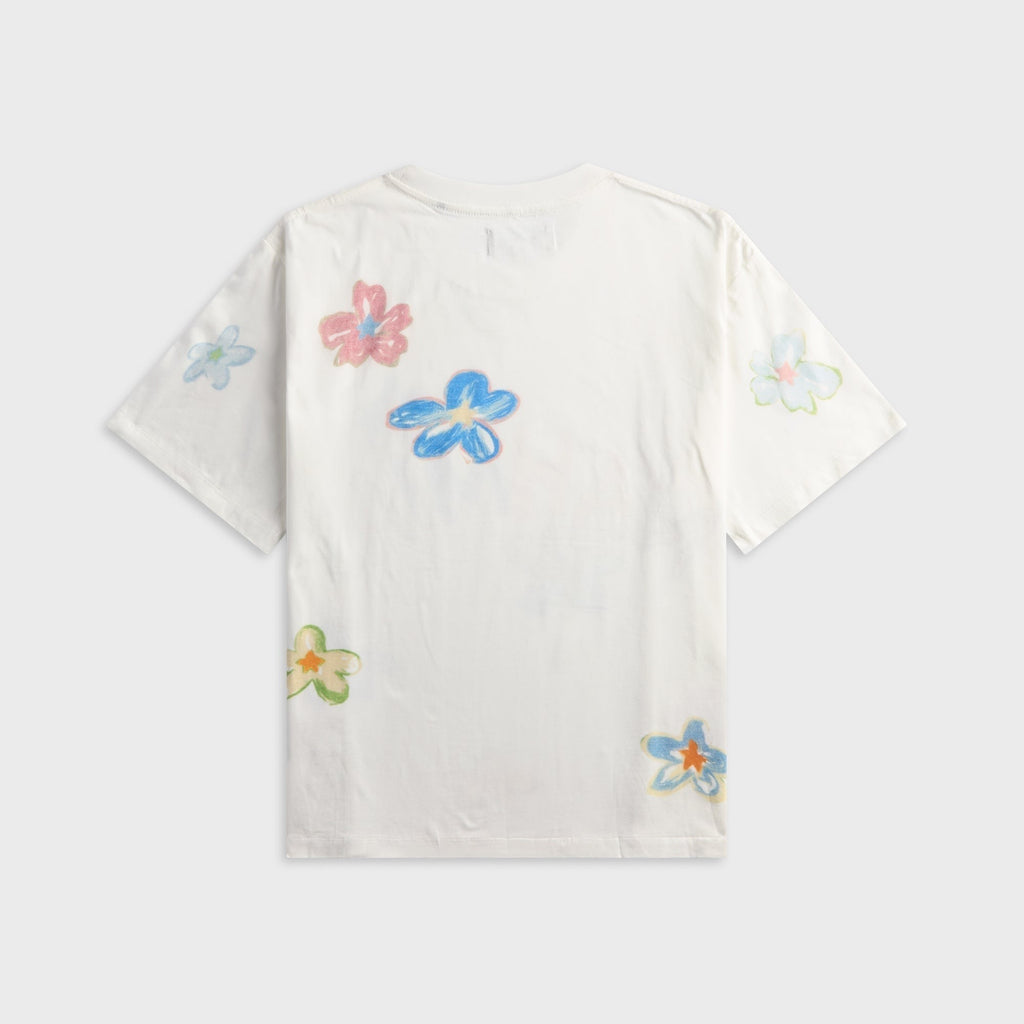 NAHMIAS Super Bloom Boxy Tee - White