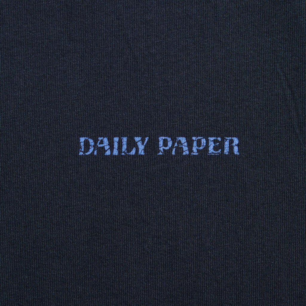 Daily Paper Candle Label Boxy Tee - Sky Captain Blue