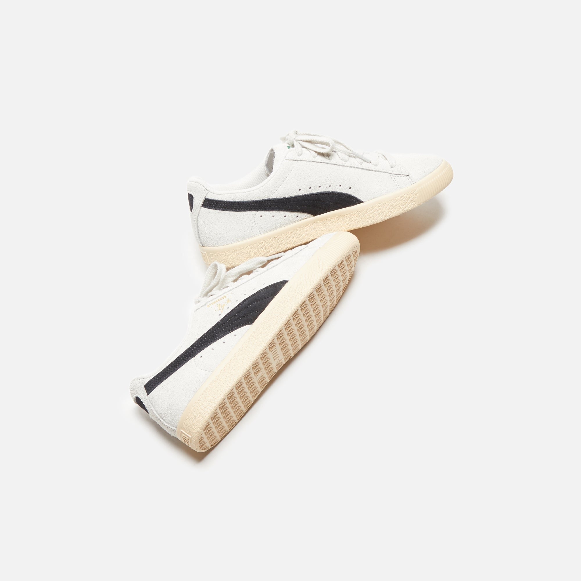 Puma Clyde Hairy Suede Teasel - Sedate Gray / Cashew