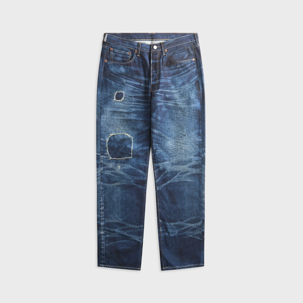 Junya Watanabe MAN x New Manual Printed Denim Pant - Indigo