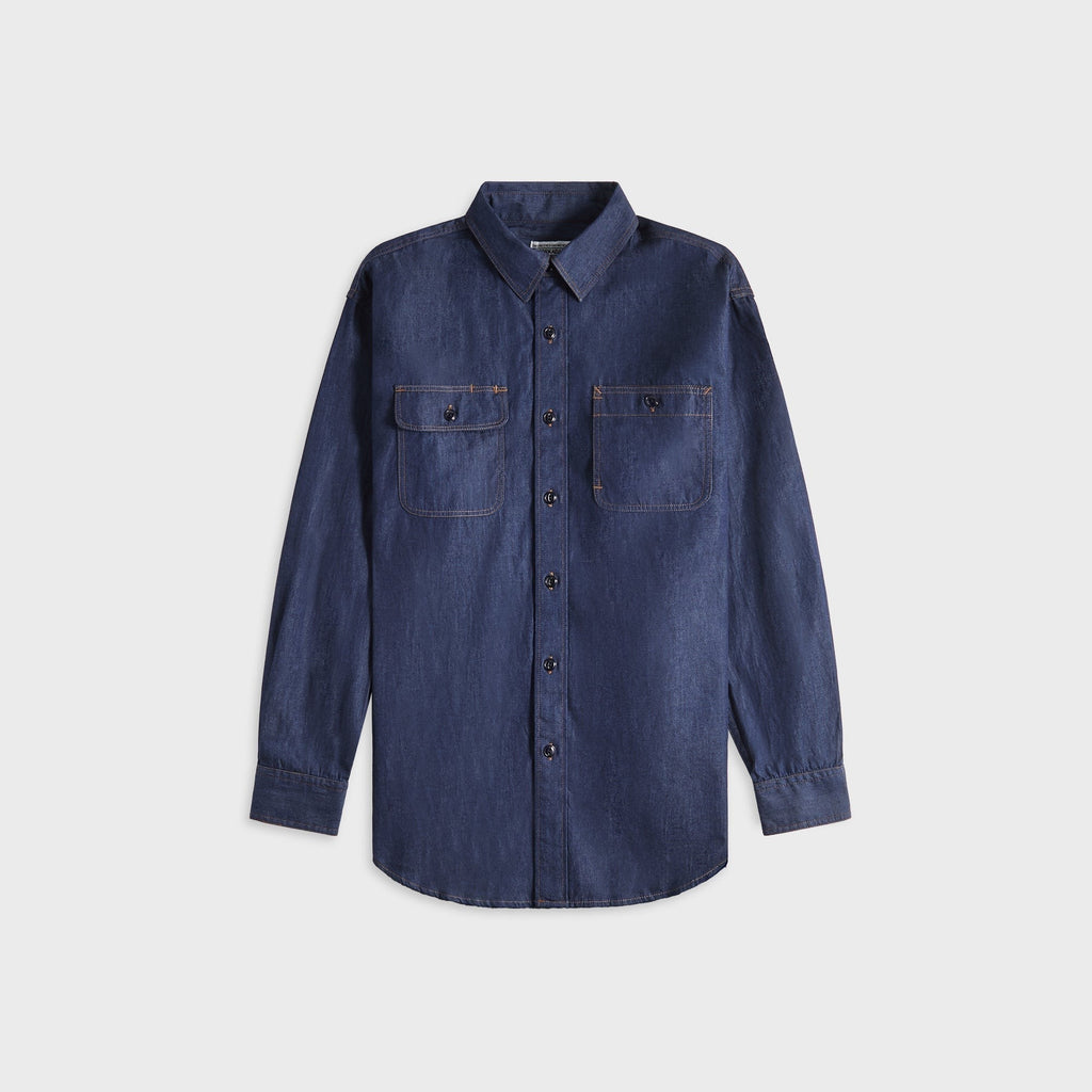 Engineered Garments Workaday 4.5 oz Denim Utility Shirt - Indigo