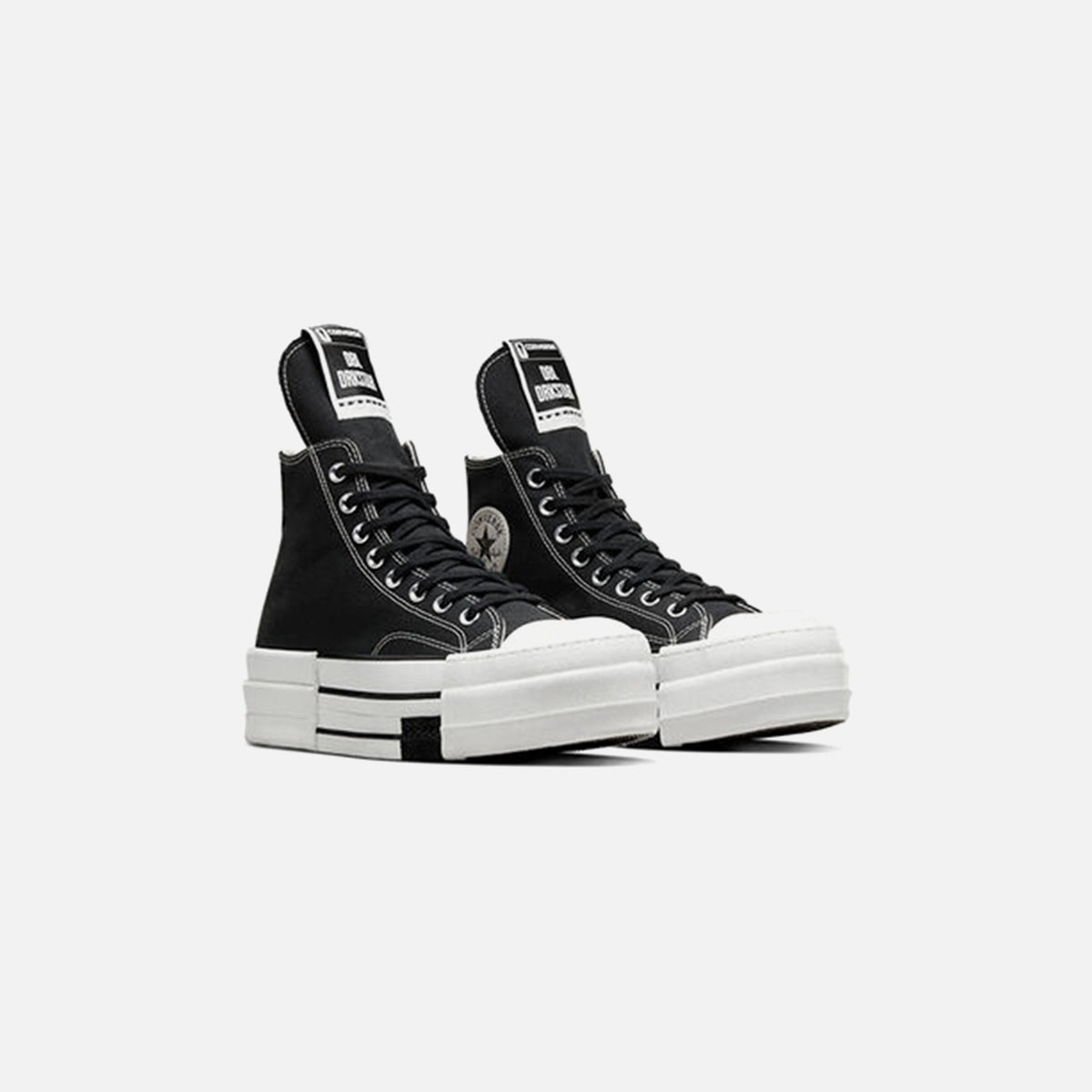 Converse x Rick Owens DRKSHDW DBL DRKSTAR Hi - Black