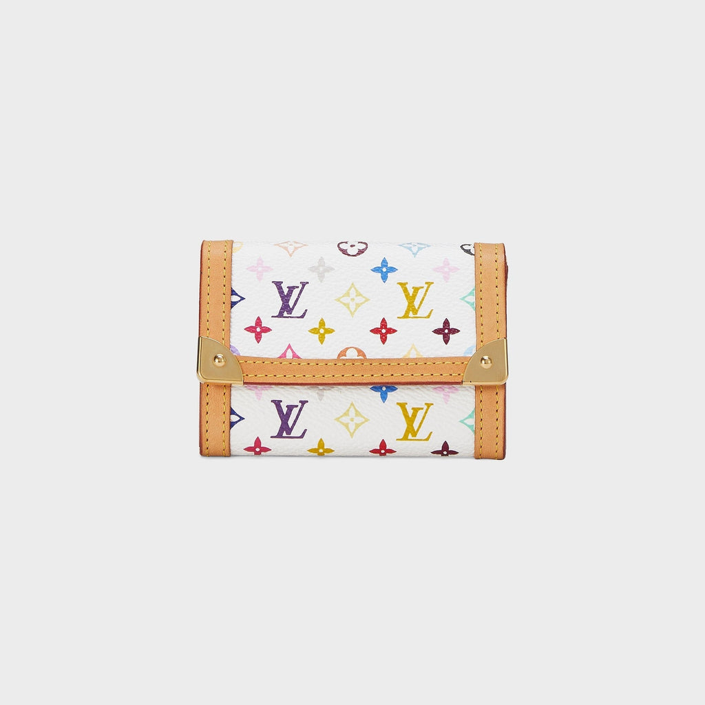 WGACA Louis Vuitton x Takashi Murakami Porte-Monnaie Plat Wallet - Multi