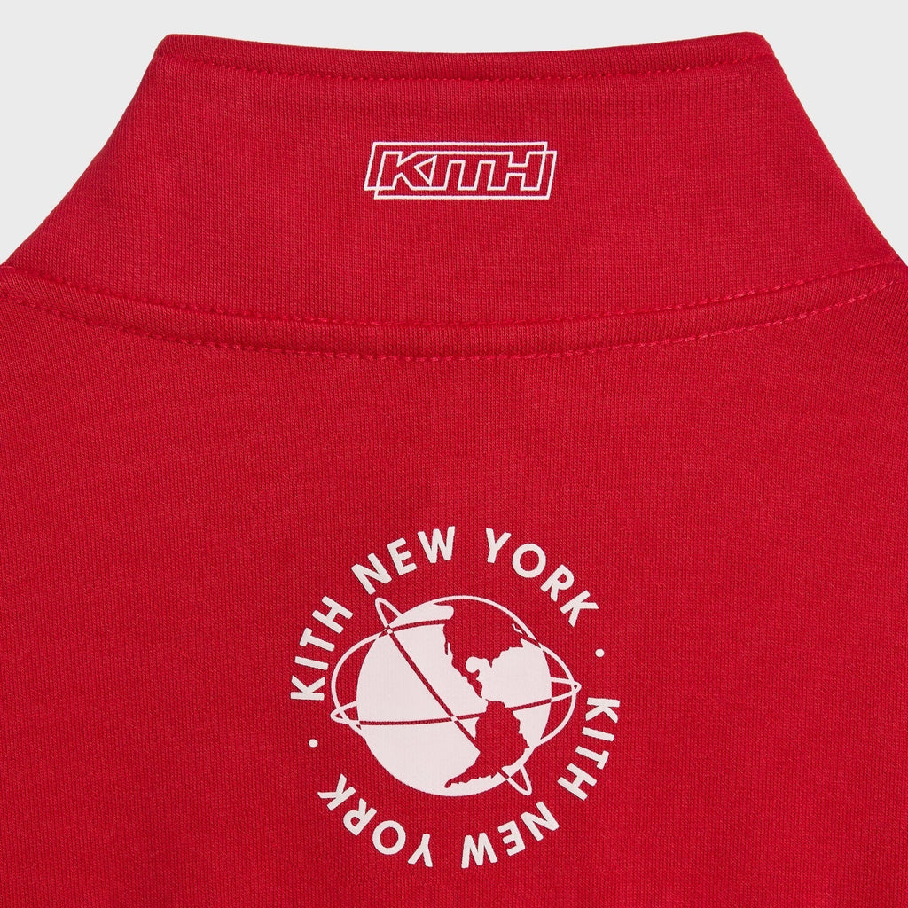Kith Kids Logo Blocked Hunter Quarter Zip - Black - PH