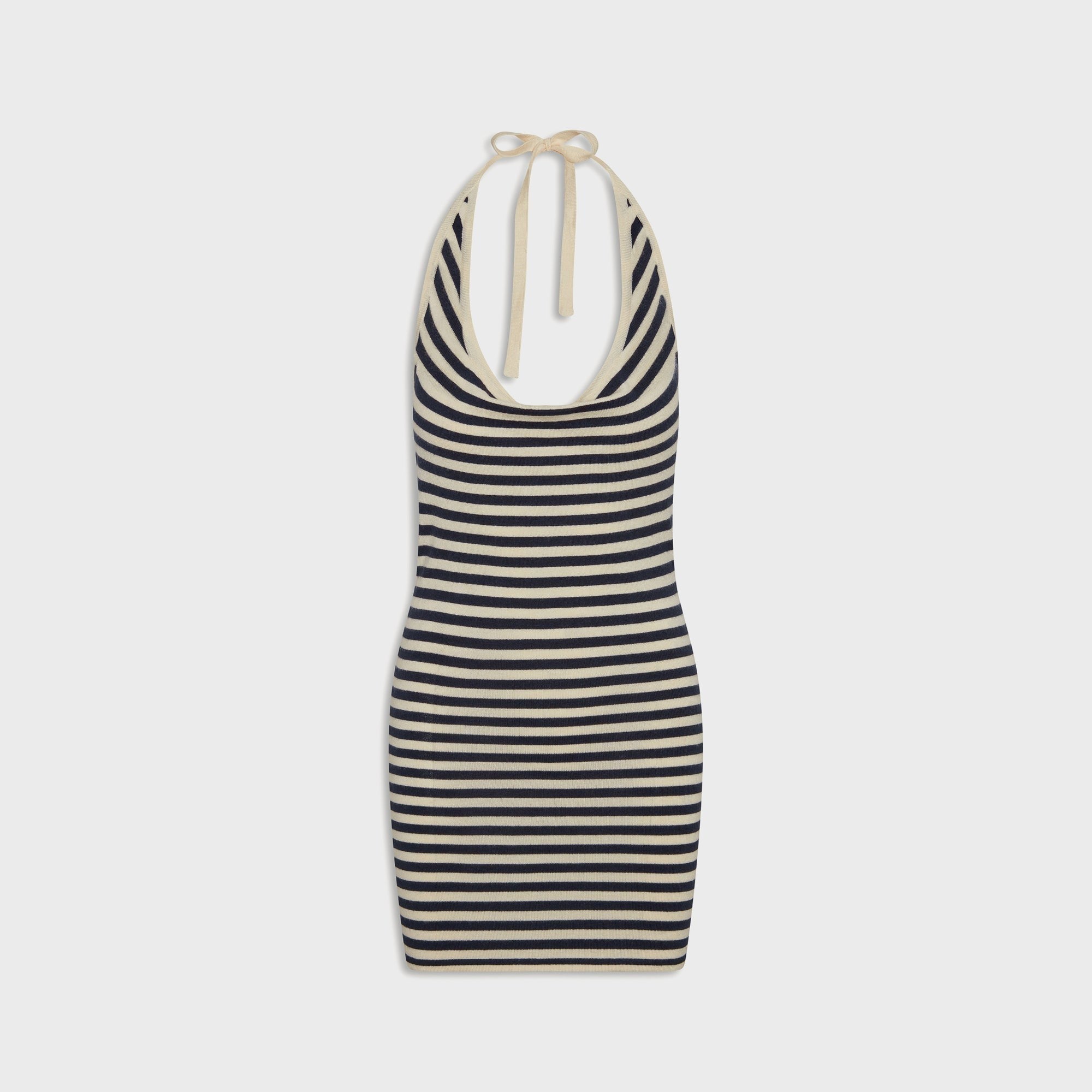 Frankies Bikinis Moon Cloud Knit Mini Dress - Barefoot Stripe