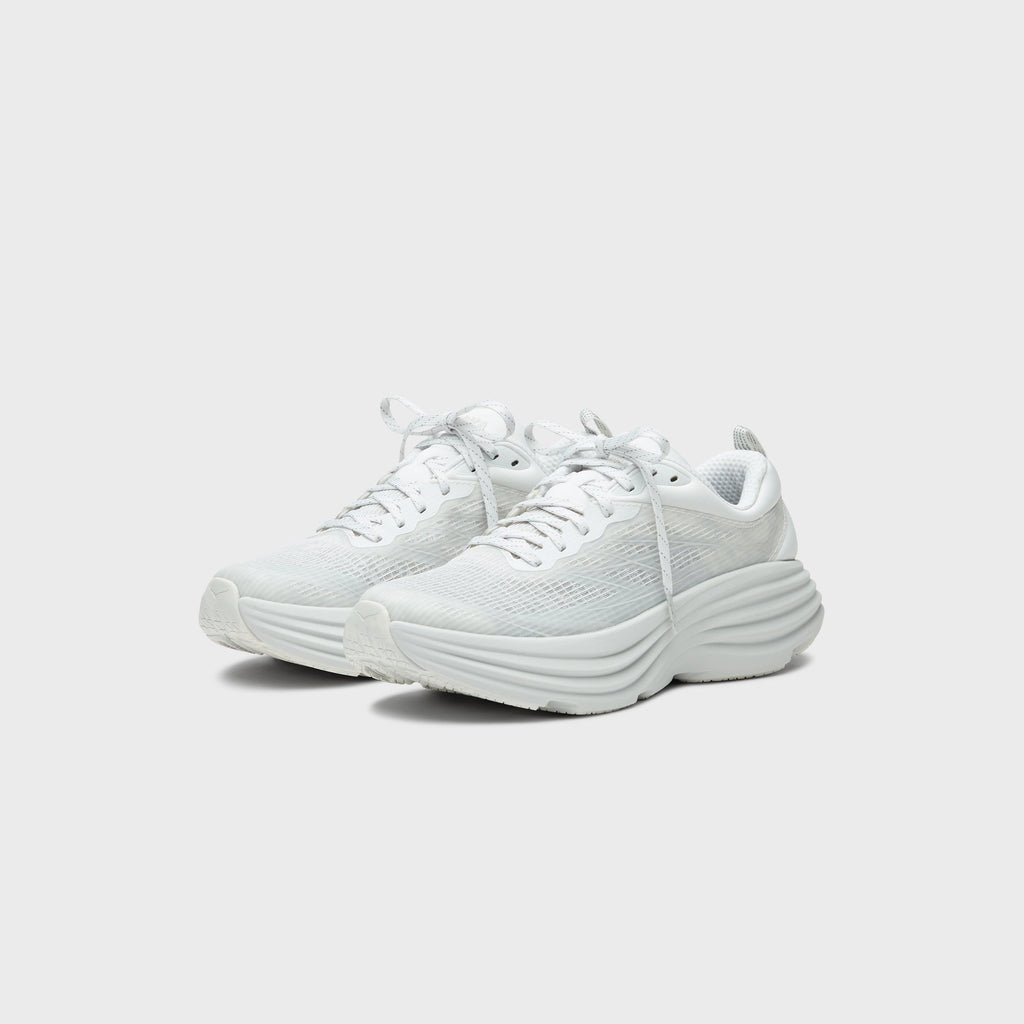 HOKA Bondi 8 Ts - Caged White / Cosmic Grey