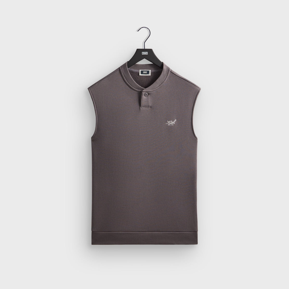 Kith Heavy Loop Terry Henley Muscle Tee - Thunder