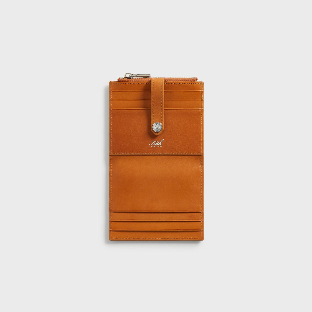 Kith for BMW Zip Cardholder - Camel