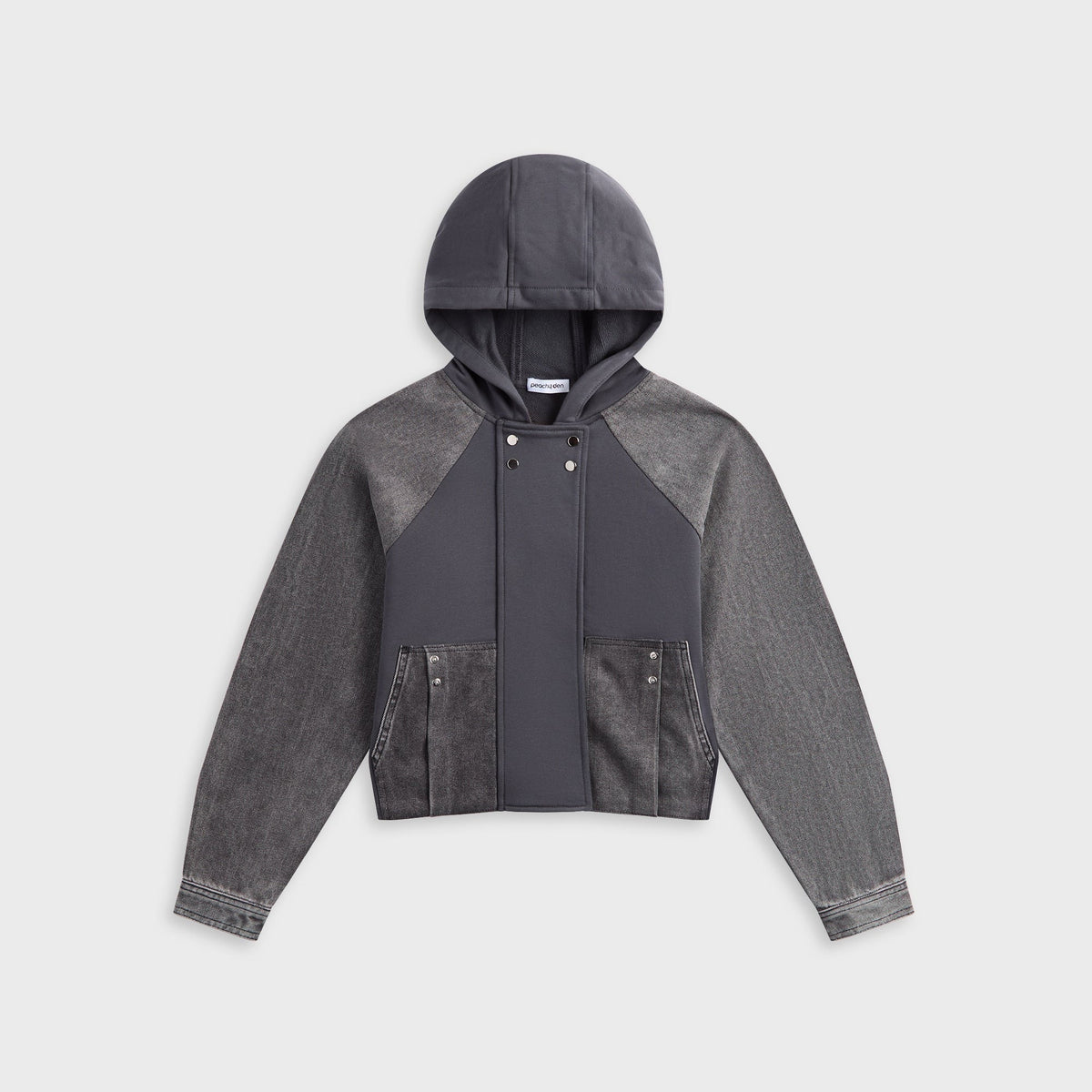 Peachy Den Mercy Track Jacket - Grey Marl
