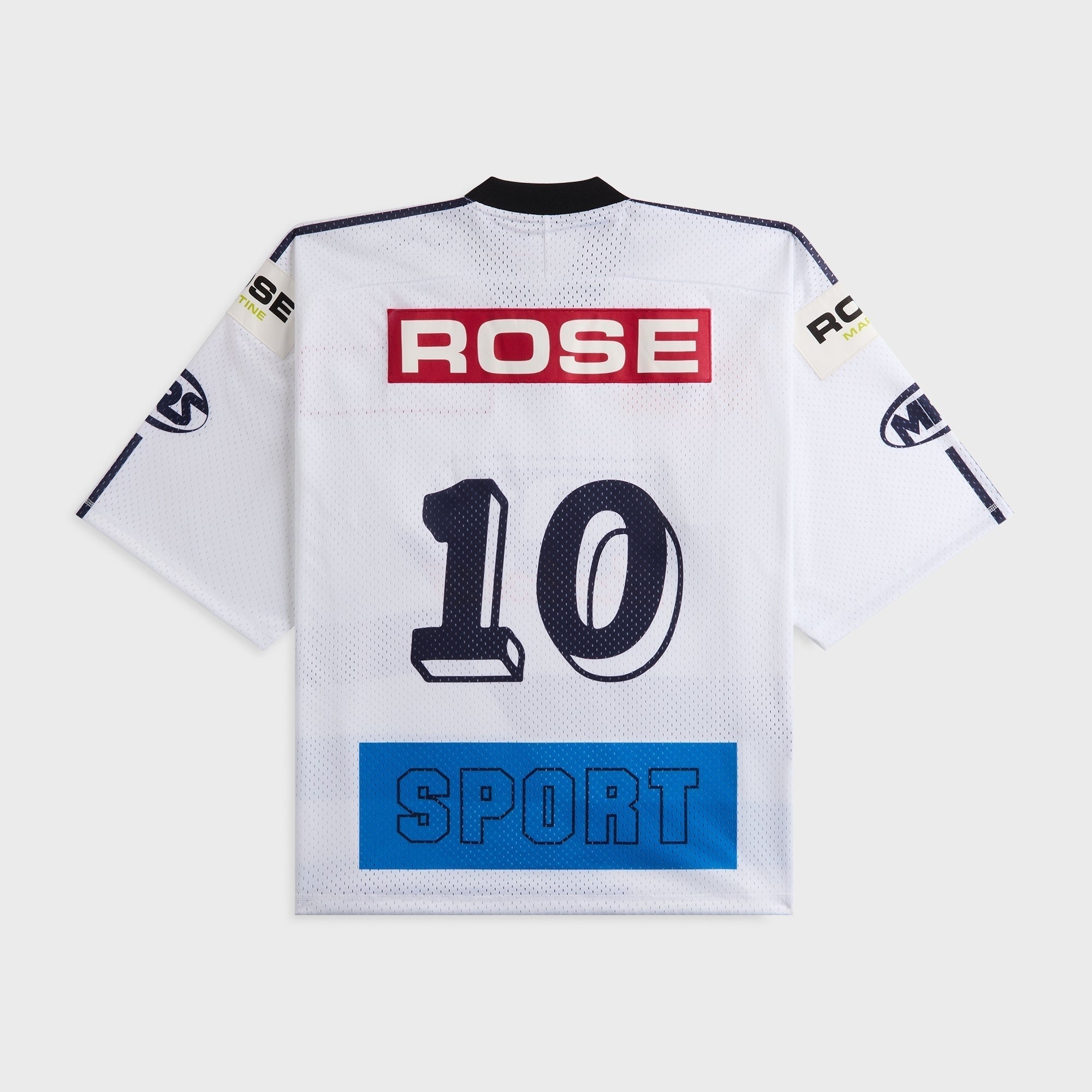 Martine Rose Oversized Hockey Top - White / Blue