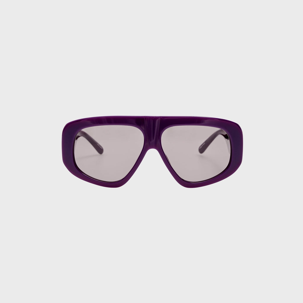 The Attico Milano Sunglasses - Mauve / Silver