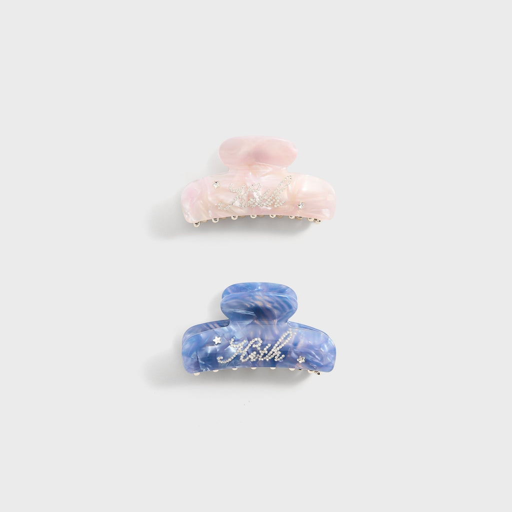 Kith Kids Set of 2 Rhinestone Hair Clips - Multi