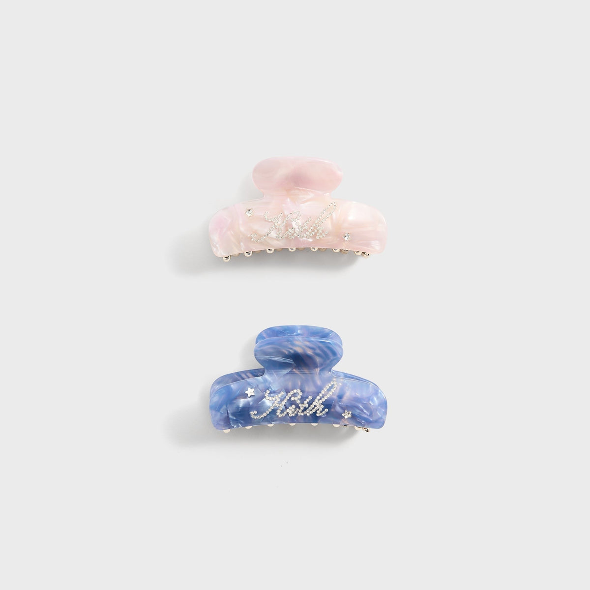 Kith Kids Set of 2 Rhinestone Hair Clips - Multi