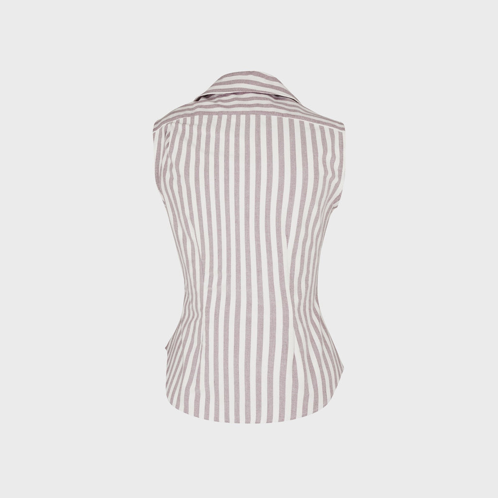 Vivienne Westwood Drunken Shirt - Burgundy Stripe