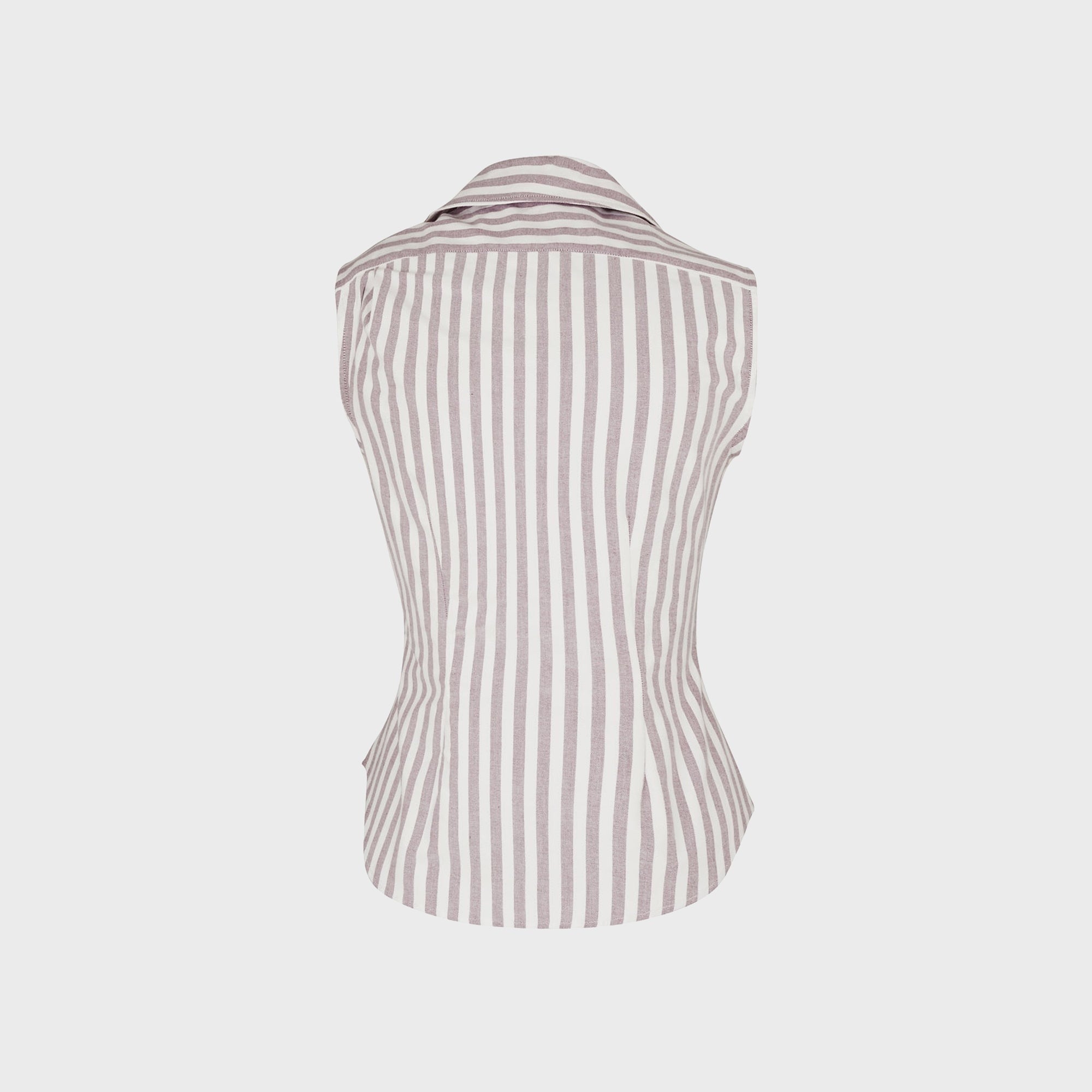 Vivienne Westwood Drunken Shirt - Burgundy Stripe