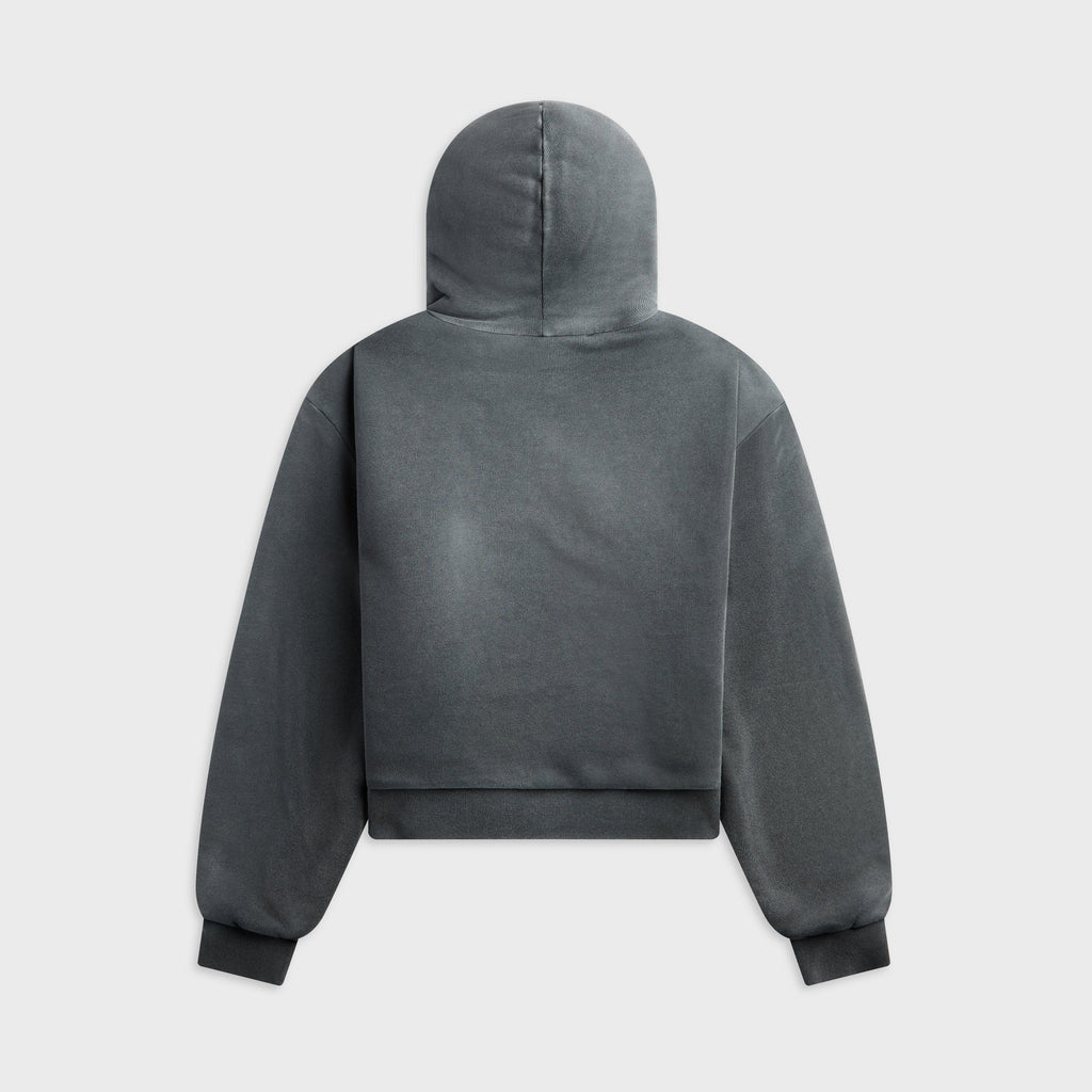 Acne Studios Sprayed Zip Hoodie - Faded Black
