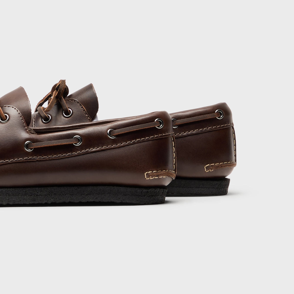 Clarks Godney Boat Shoe - Chestnut Brown