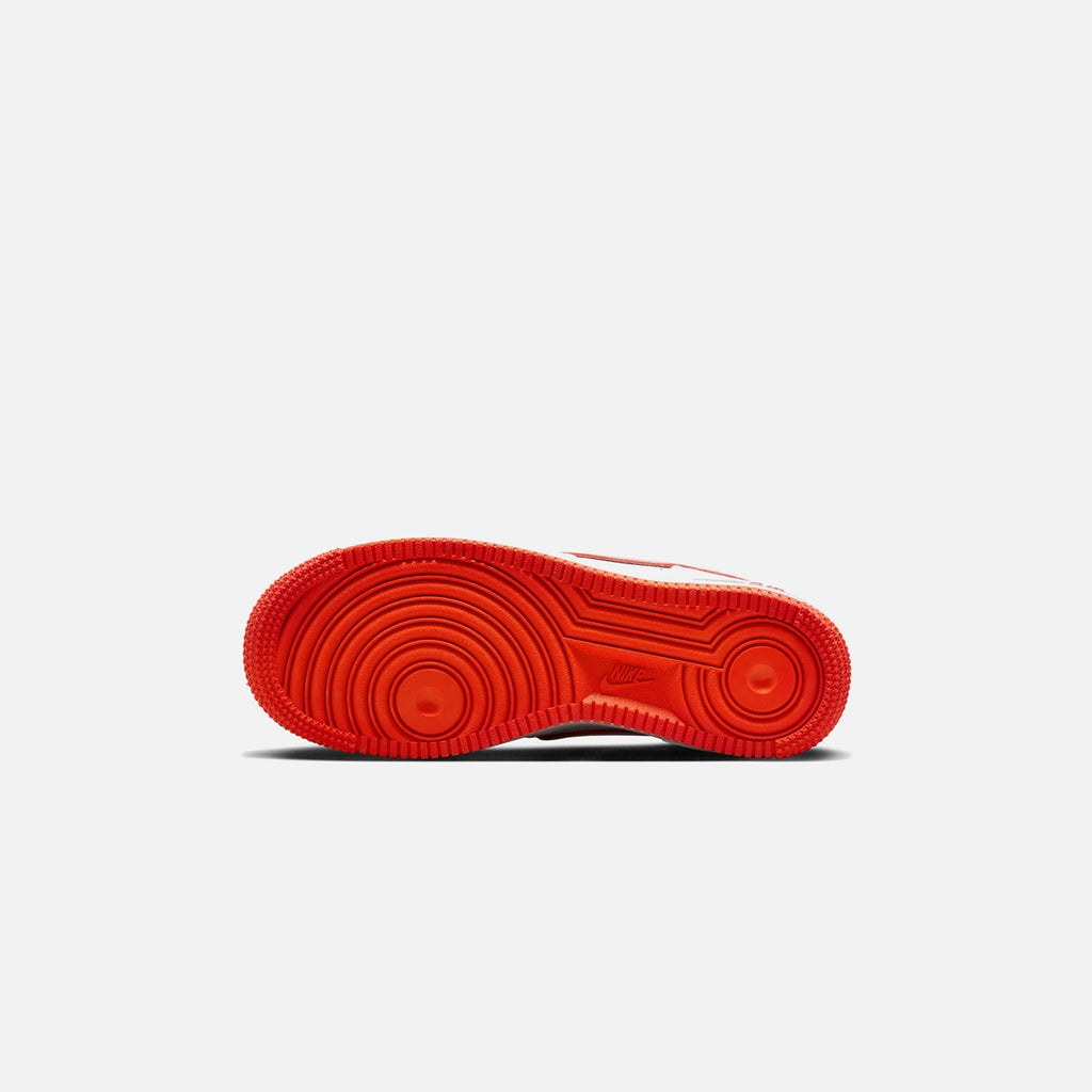 Nike GS Air Force 1 - White / White / Picante Red