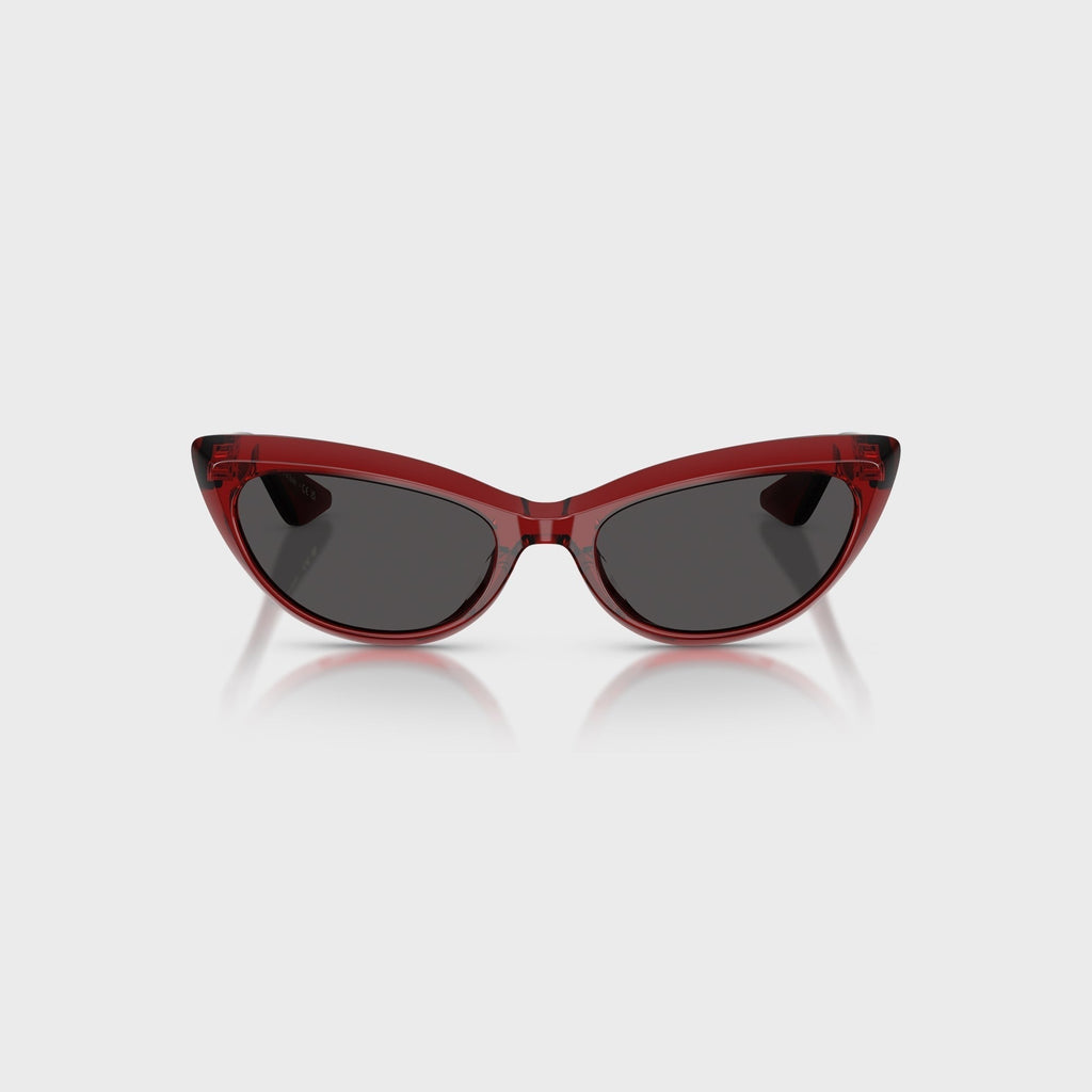 KHAITE x Oliver Peoples 1963C Sunglasses - Dark Red / Grey