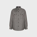 The Row Dashiell Shirt - Beige Grey