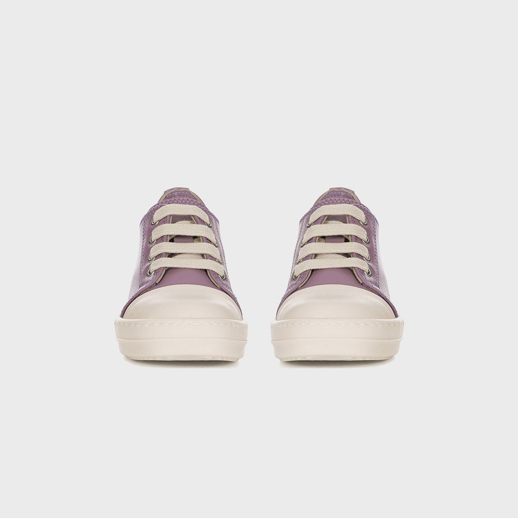 Rick Owens Baby Low Sneaks - Violet / Milk / Milk