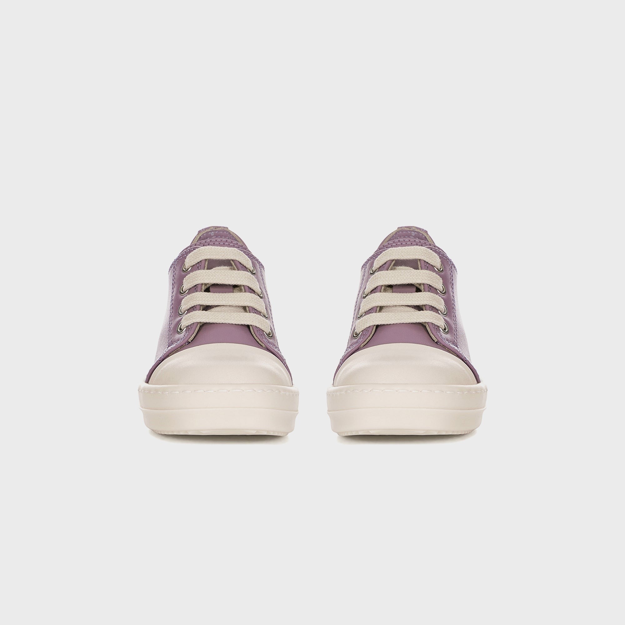 Rick Owens Baby Low Sneaks - Violet / Milk / Milk