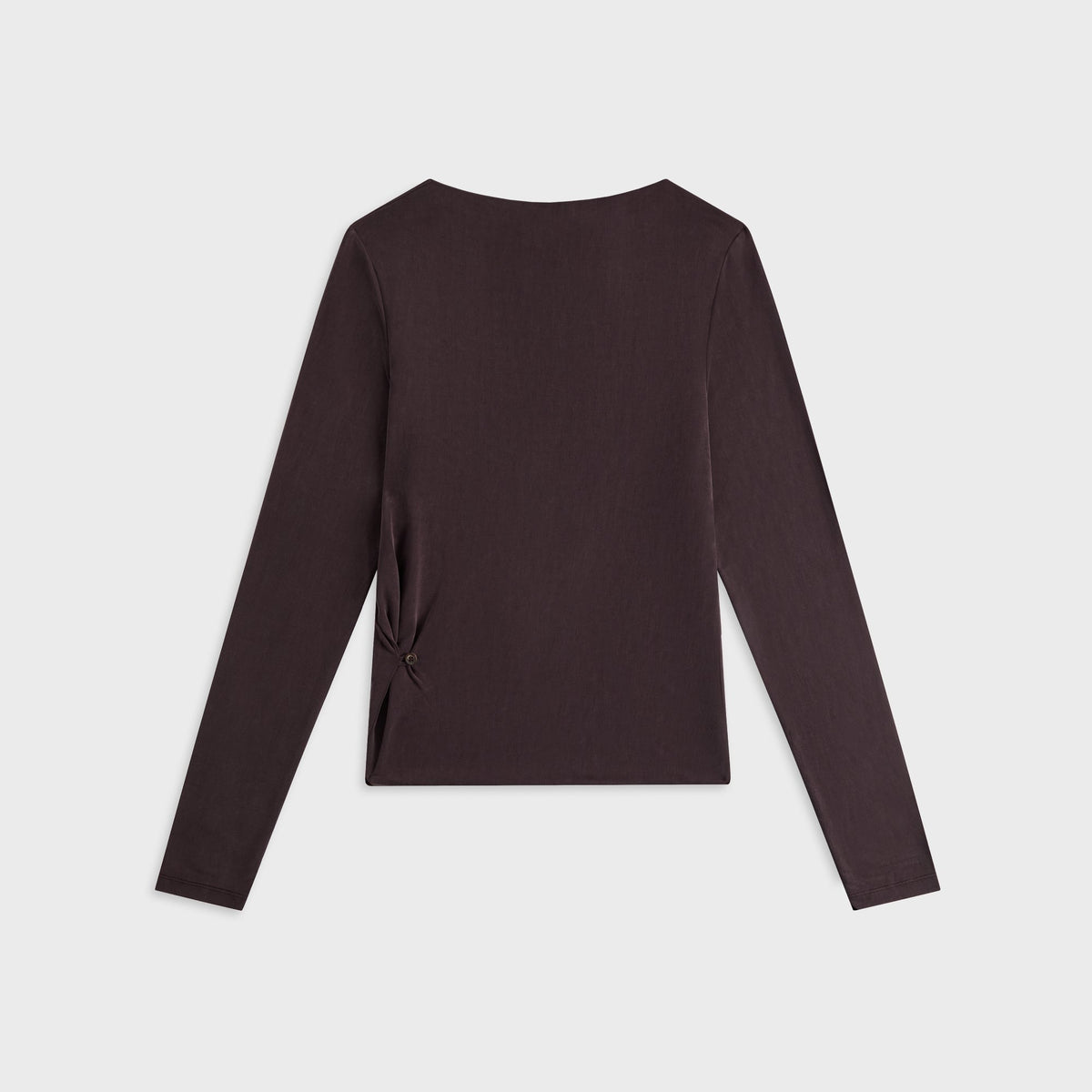 Peachy Den Kylie Long Sleeve Top - Chocolate