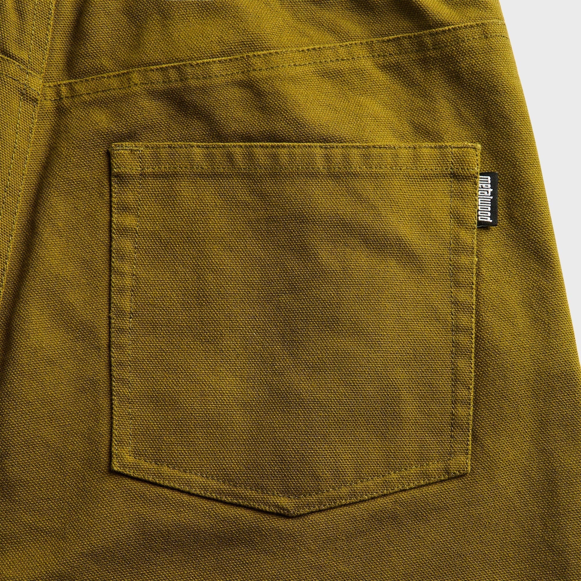 Metalwood Canvas Short - Sulfur